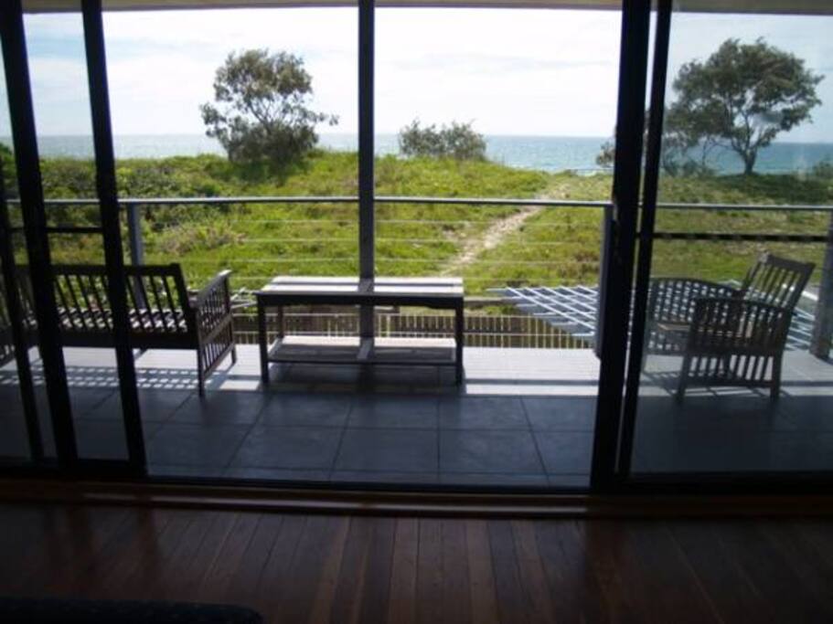 Upstairs patio