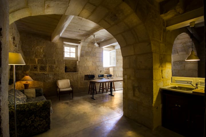 Waterfront historical stone house