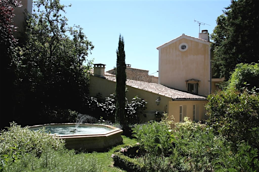 Le jardin au coeur du village