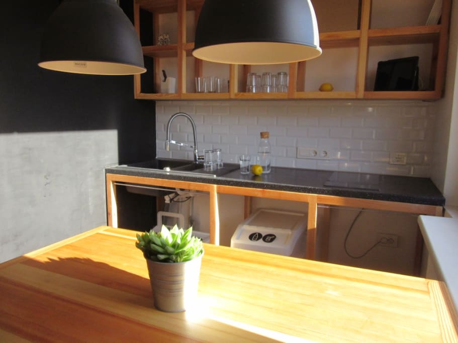 Kitchen - handwork furniture and aesthetic design.