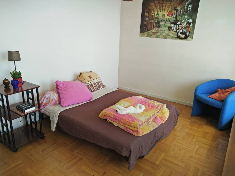 Une grande chambre disponible rien que pour vous !