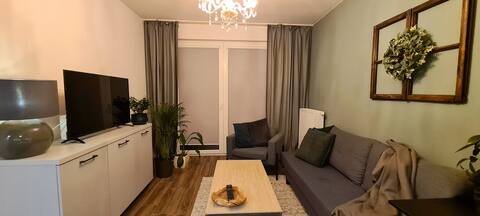 Successful Airbnb property: Comfortable apartment with a garden in Białołęka