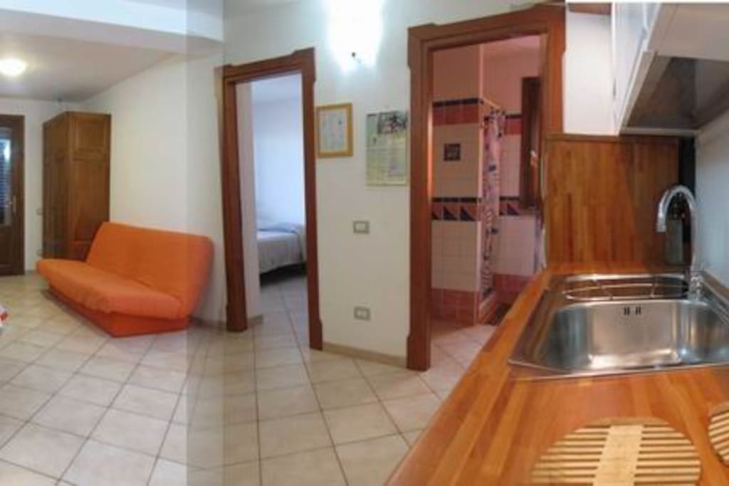 Vista dalla cucina