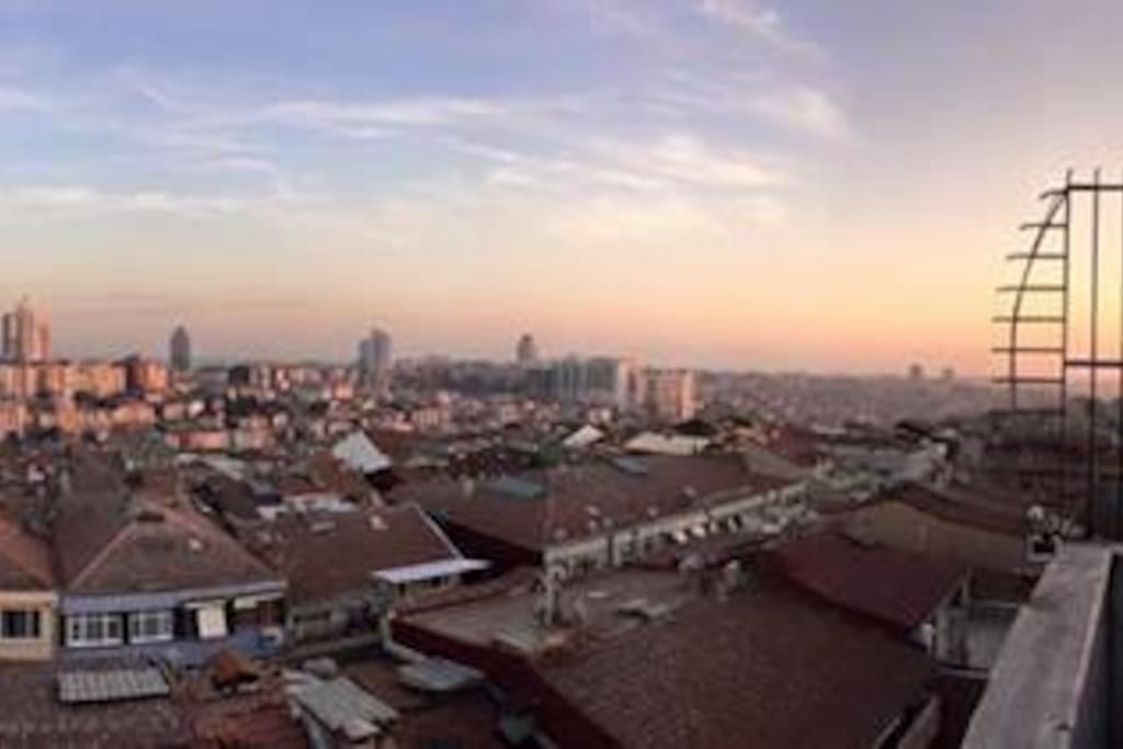 View from the open terrace