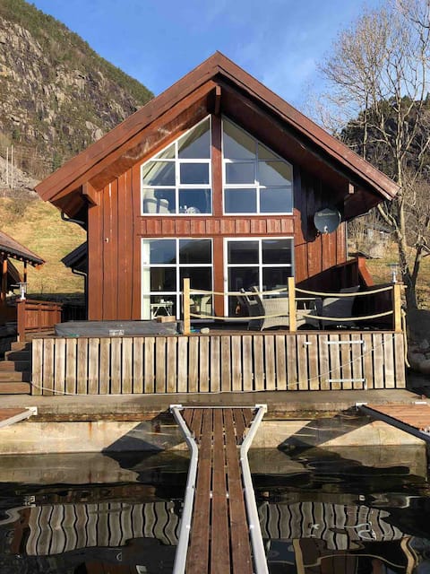 Cabin by Preikestolen (Pulpit Rock) in Forsand.
