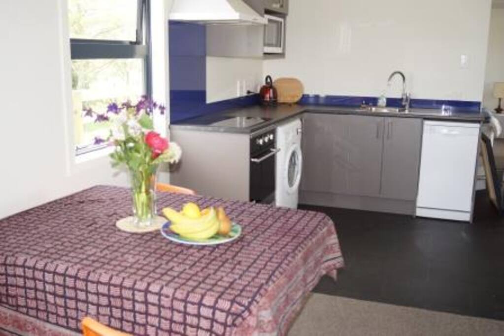 Dining and kitchen