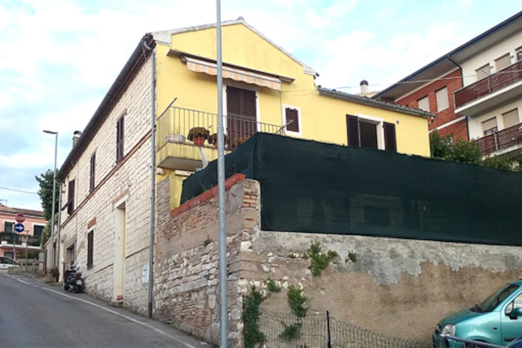 Vista appartamento (parte in giallo)