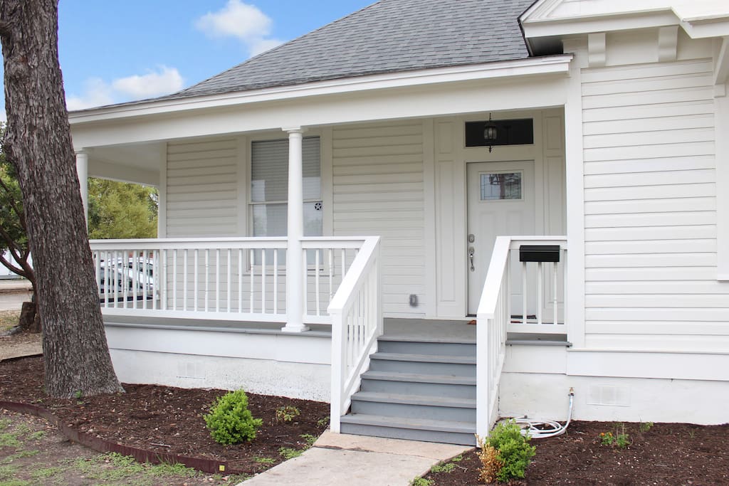 Front of newly renovated house
