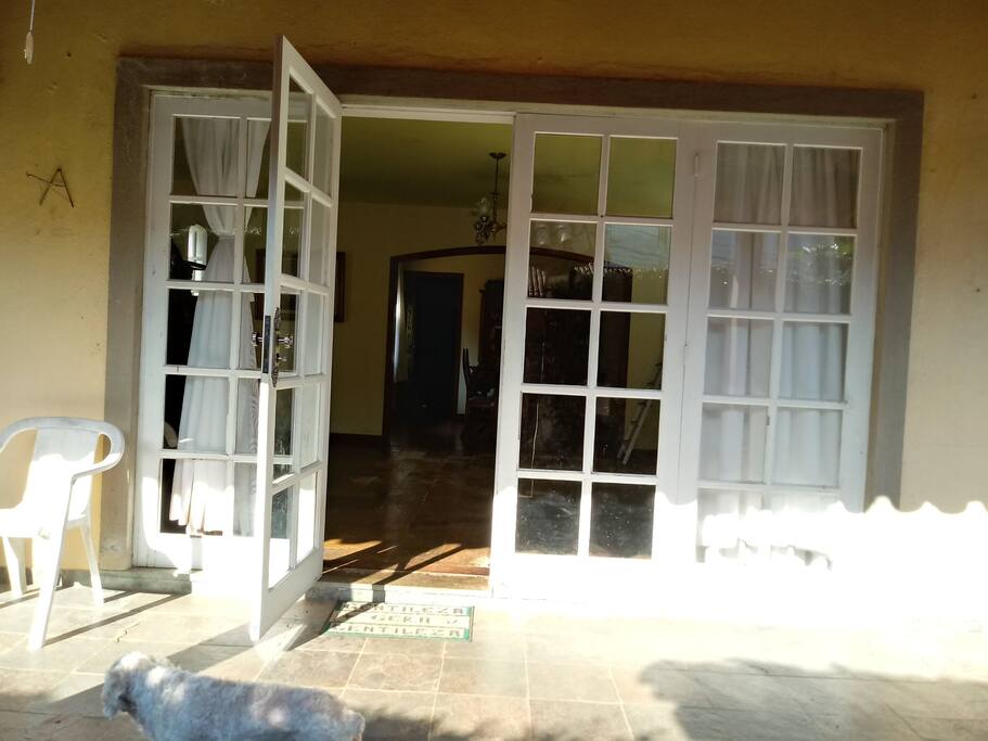 Entrada casa, sala estar