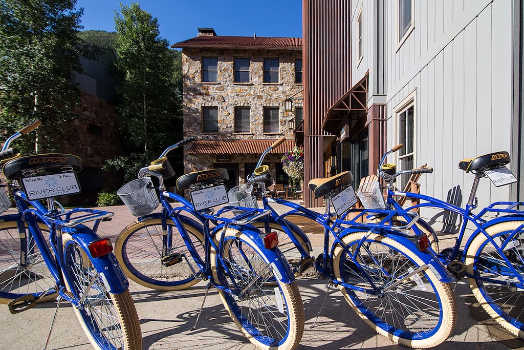 Did someone say bicycles? Take a ride around town on these babies!