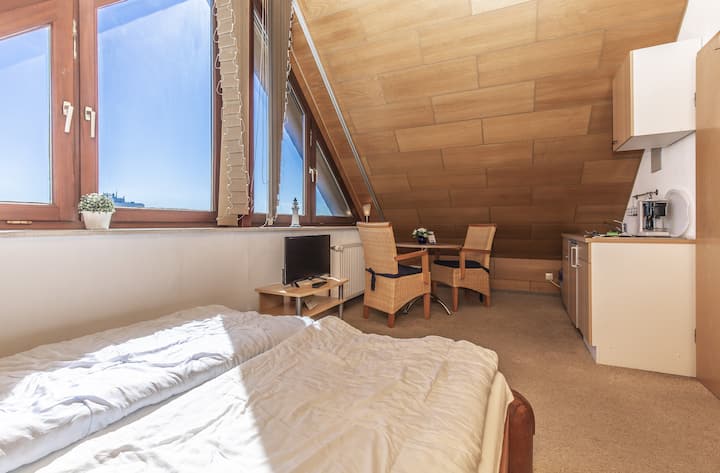 1-room studio apartment with Baltic Sea views