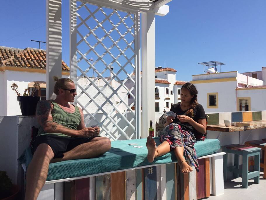 Relax on our beautiful terrace