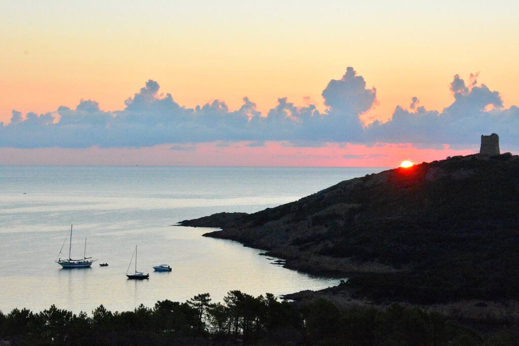 lever du soleil vu de la terrasse