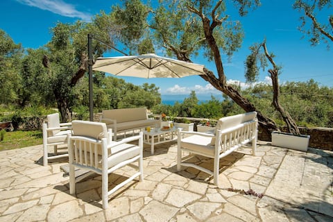 Paxos : Olive Grove House Villa - Sea view