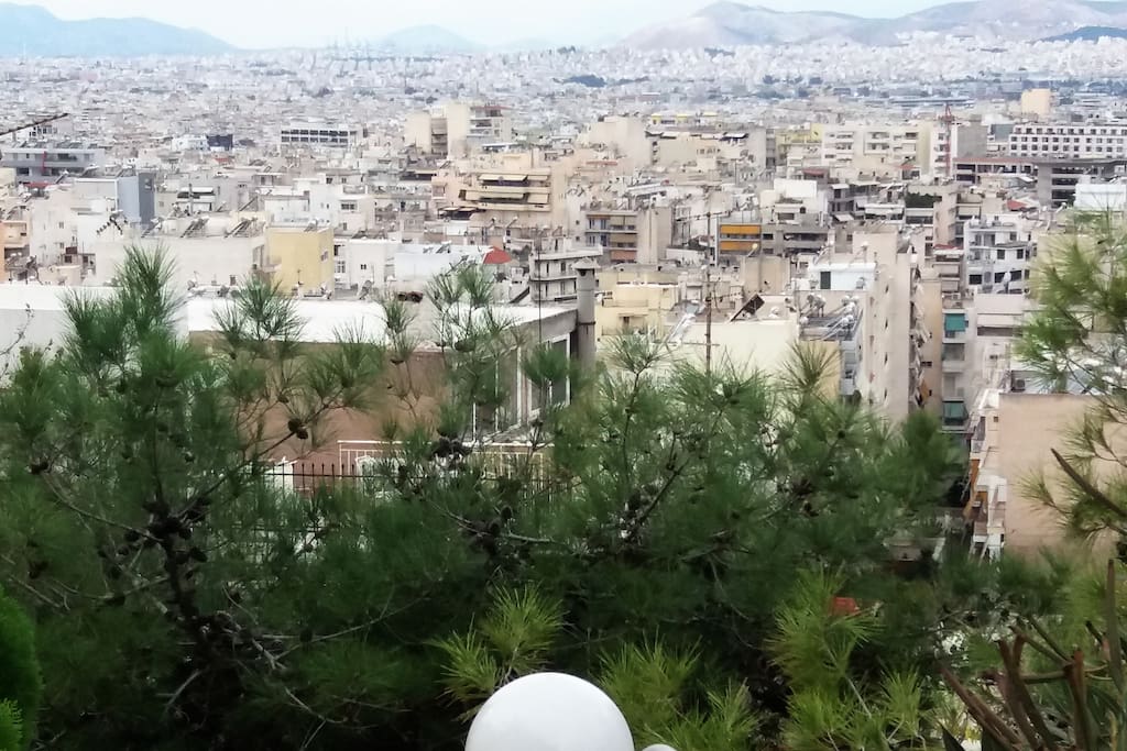 Beautiful view of Athens