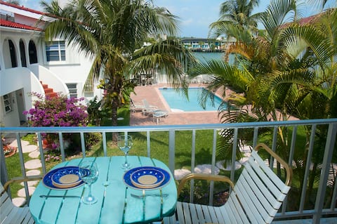 Lovely one-bed waterfront apartment