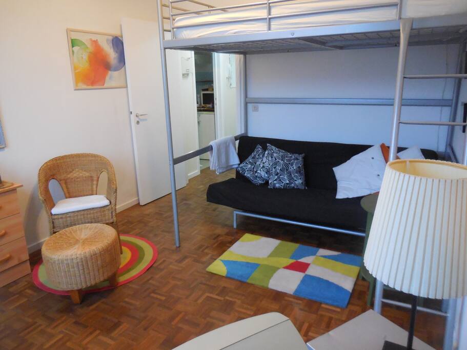 High bed & sofa bed