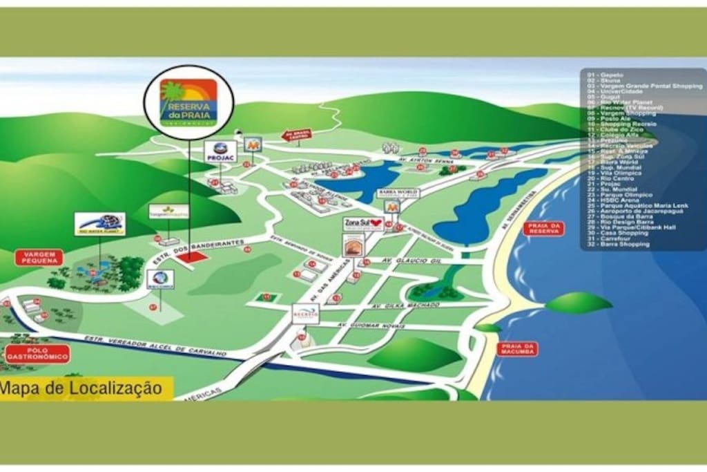 Mapa de localização