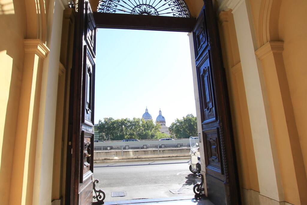 Our entrance to the building