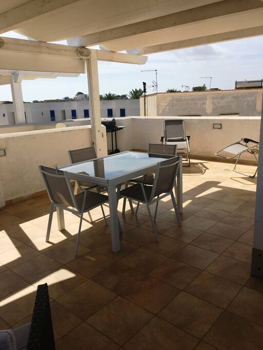 Terrazza attrezzata