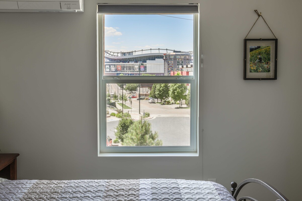 Vista al estadio desde el dormitorio