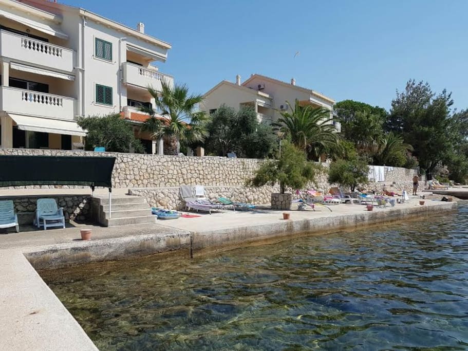 private beach