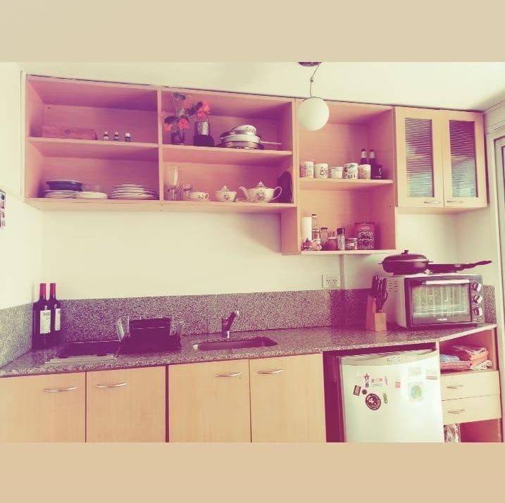North-facing studio half-floor apartment in Núñez