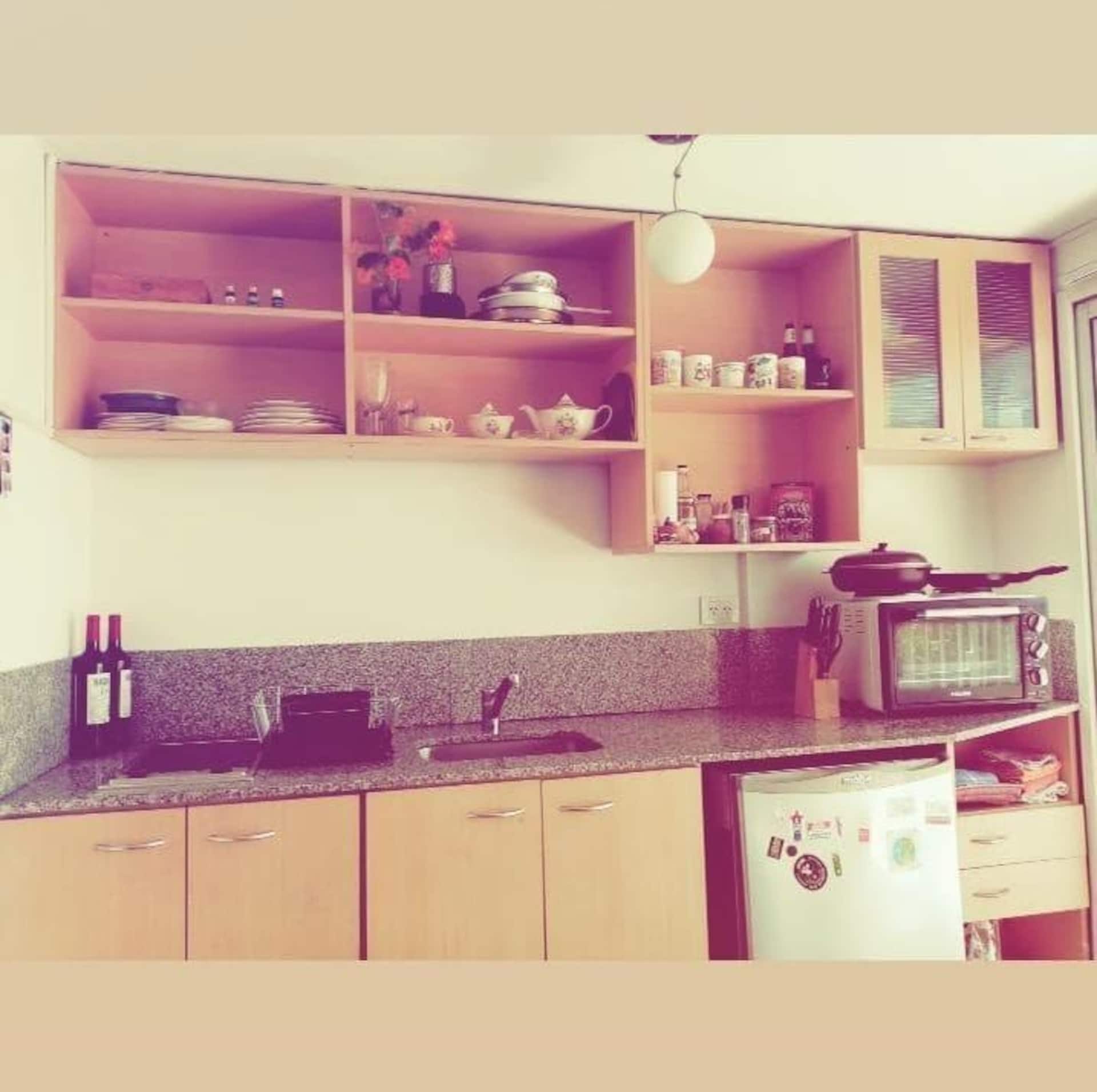 North-facing studio half-floor apartment in Núñez
