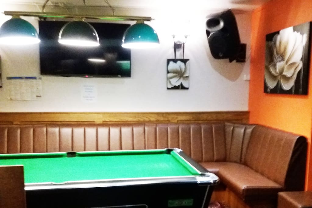 Pool and Darts area