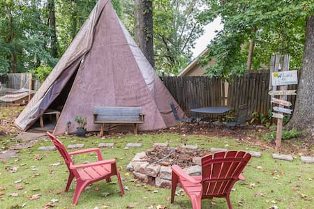Glamp in this Magical Teepee in the City, with AC!