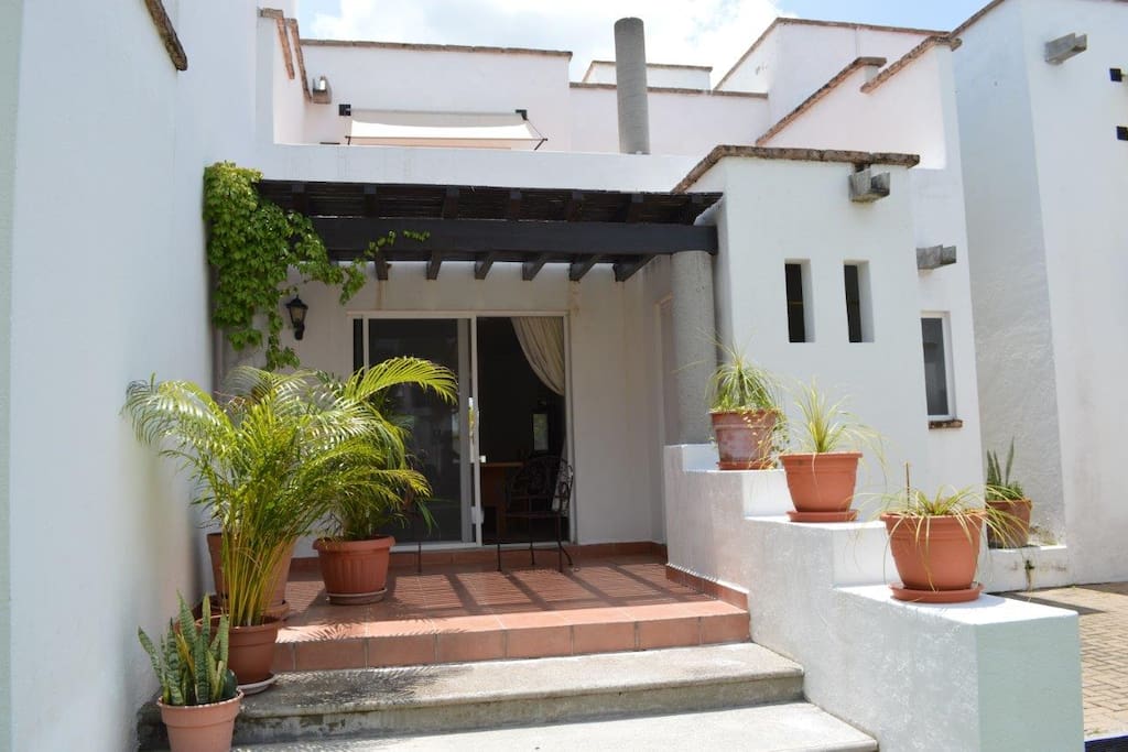 Terraza privada de la casa