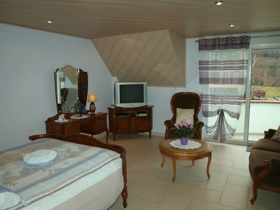 chambre lilas