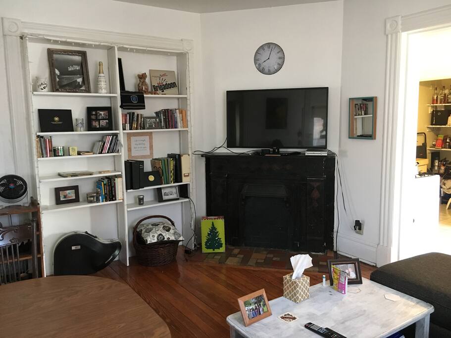 Angle from the front door. Tv's all yours!
