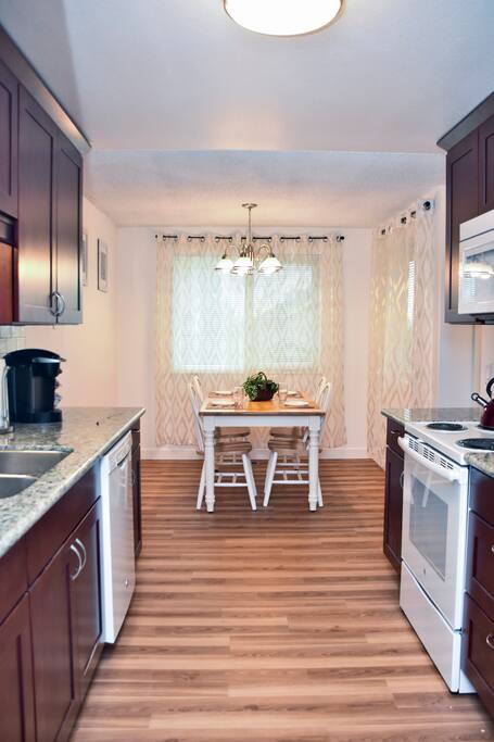 Kitchen and dining area
