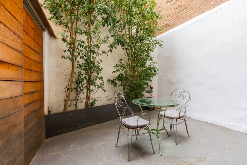 Vista del patio
