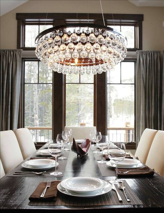 The Dining Room has great views of the gondola and the mountain