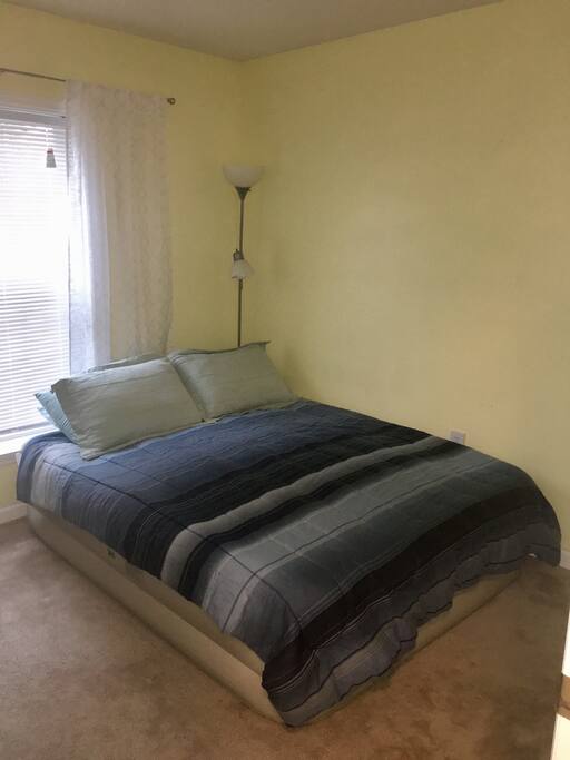Second guest room available with queen air mattress