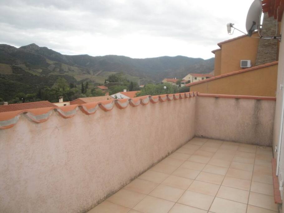 accès terrasse de la chambre
