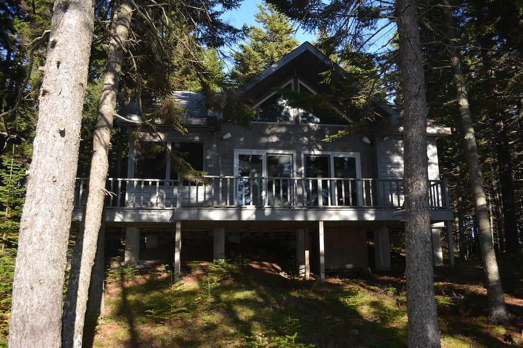 the front of the house