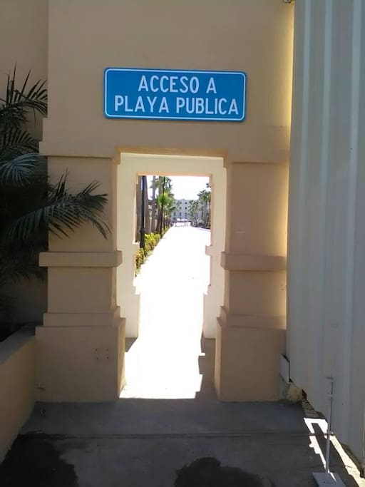 New access walk to the Beach Medano