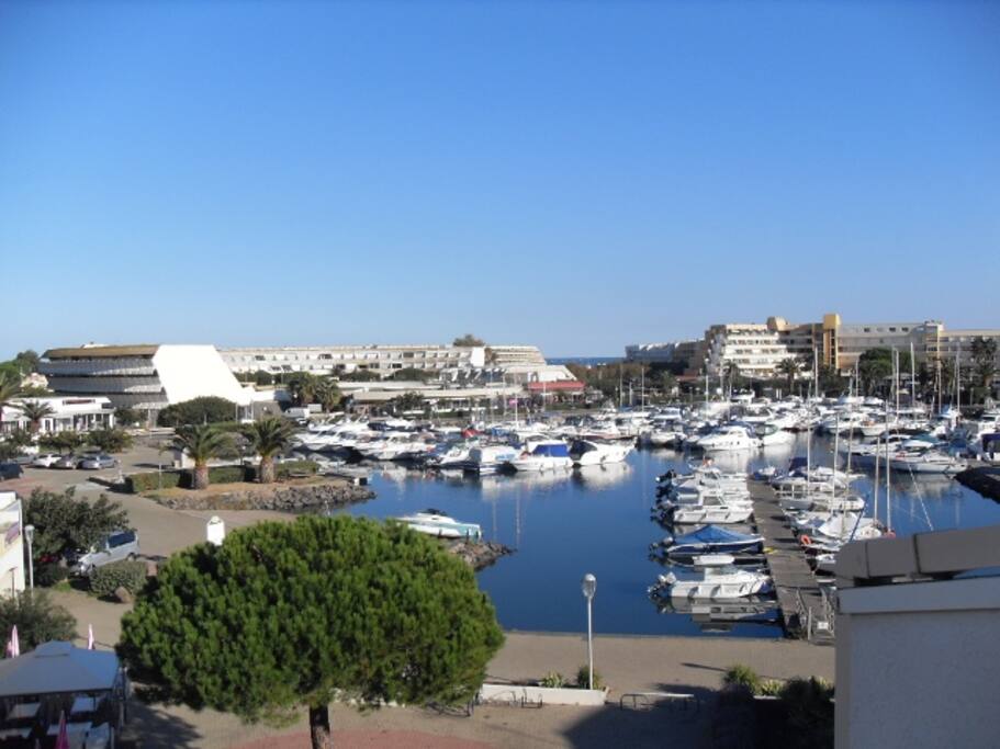 Lovely marina and sea view