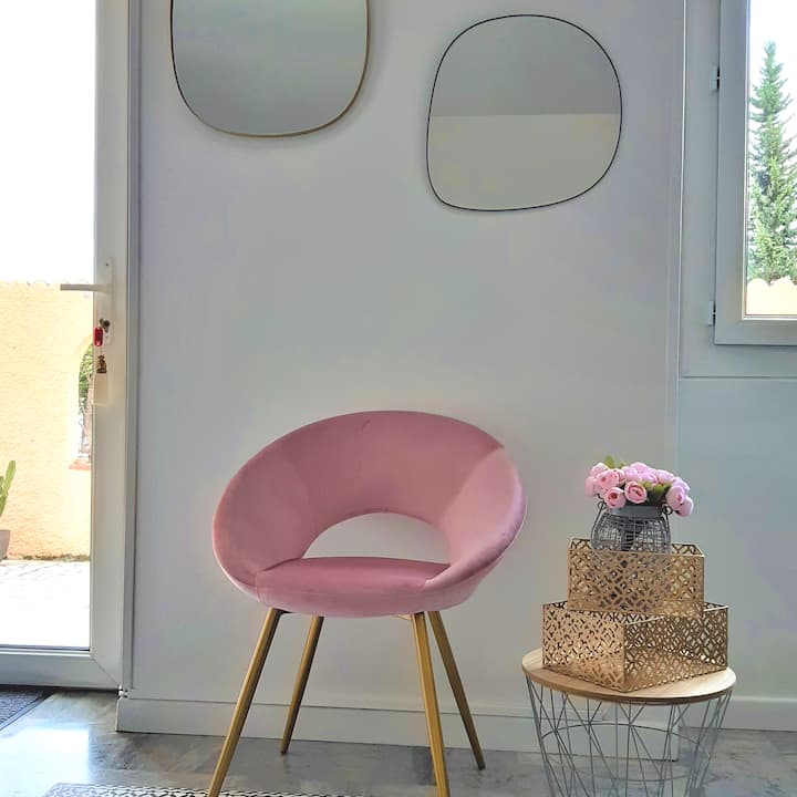 Rare 3p-5 Min Mer•terrasse 100m²-clim-parking Priv - Mandelieu-la-Napoule