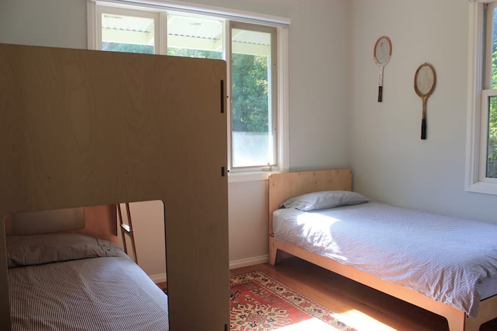 Second bedroom - Kids will love sharing in this room with bunks. Block out blinds means that parents will love it too!