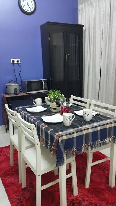 Microwave & Rice Cooker provided