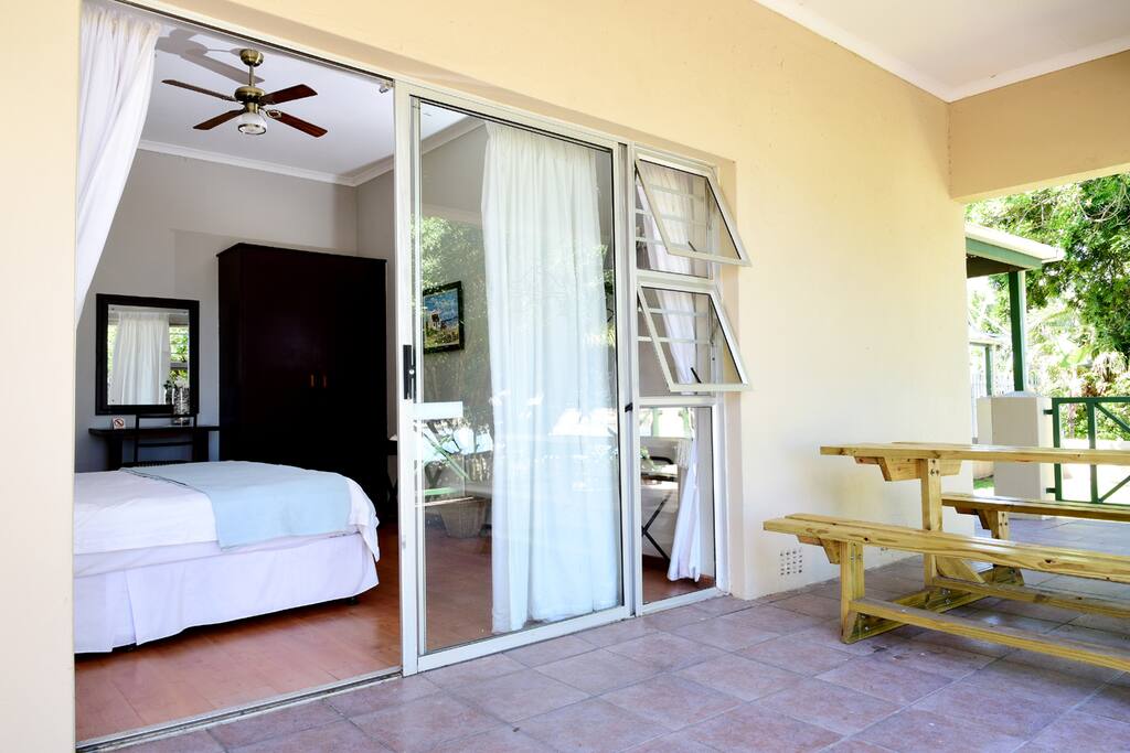 Patio outside room