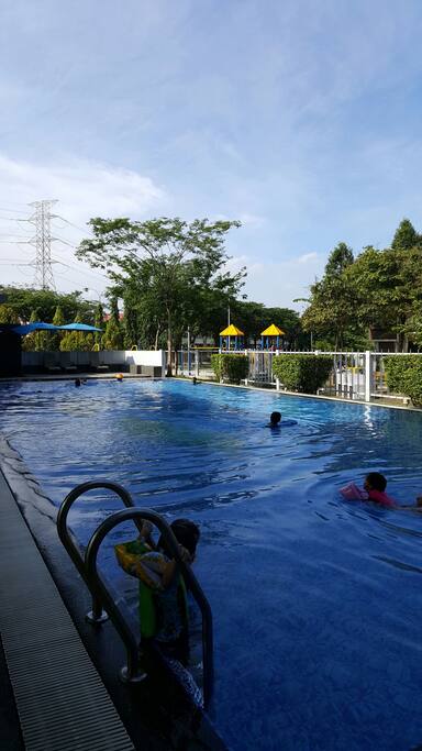 swimming pool at the club house.