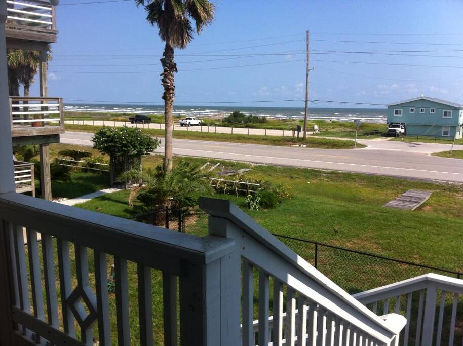Beach is across the street