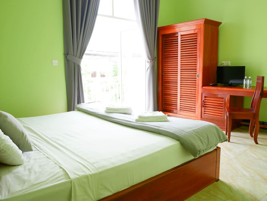 Double AC Room with flat screen cable TV