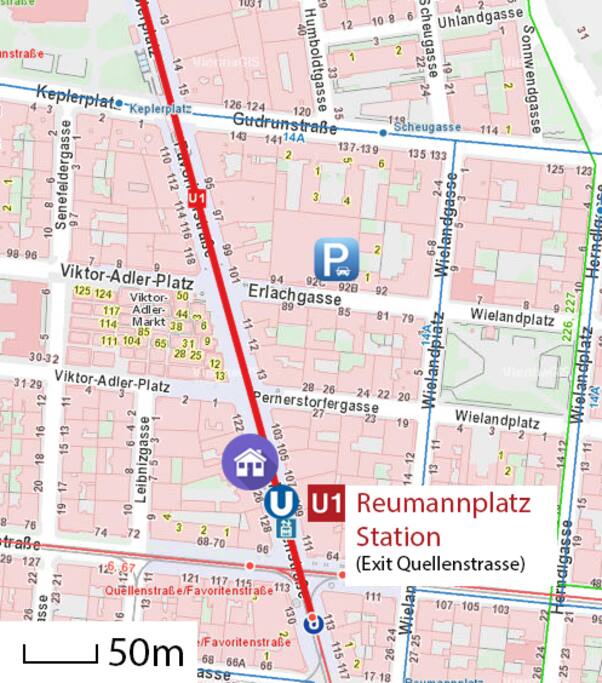 Parking and Subway - close to apartment