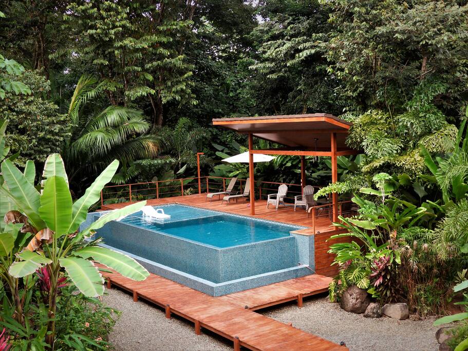 Second floor view to pool